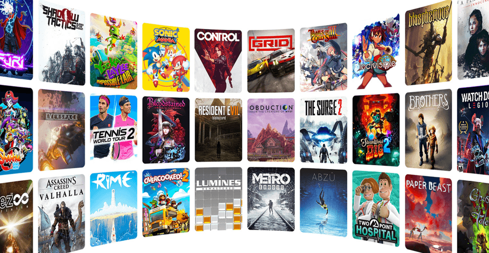 Luna Plus game catalogue