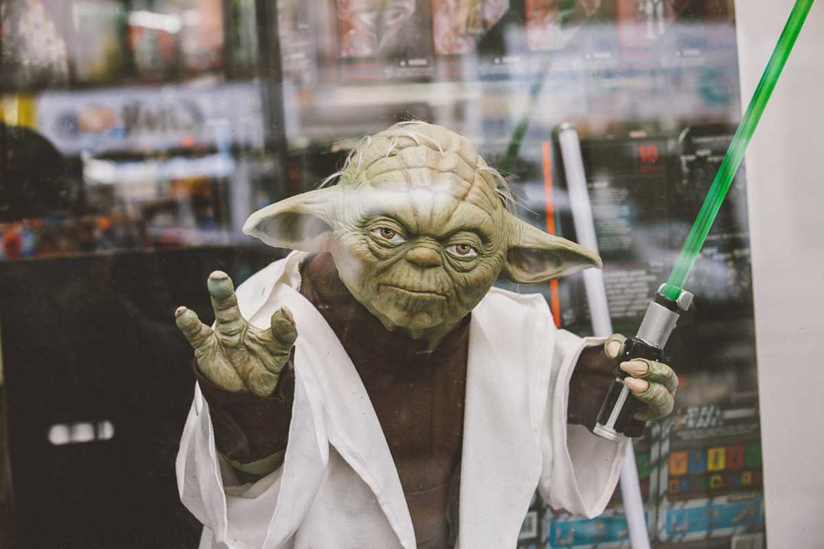 Master Yoda stock photo