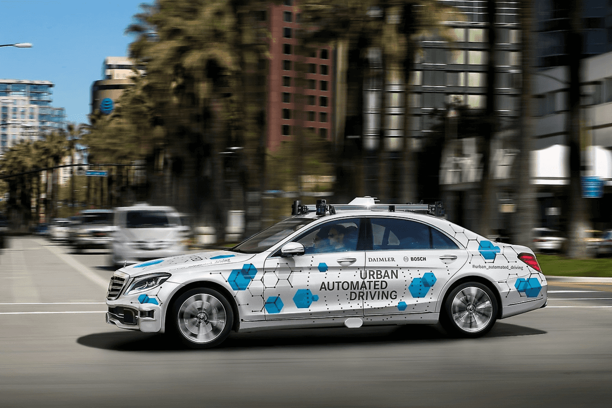 Mercedes-Benz S-Class autonomous test car