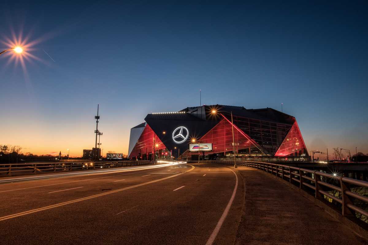 mercedes benz stadium super bowl 2019 google assistant
