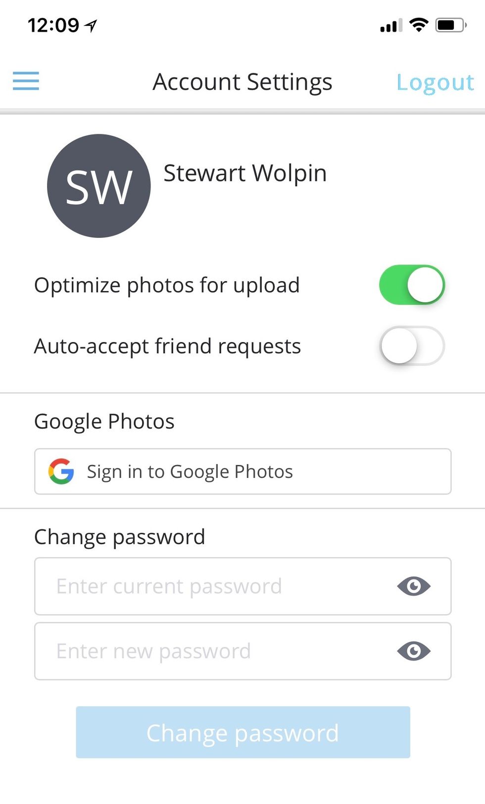 mobile app for Nixplay Seed