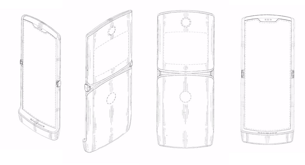 Motorola folding phone patent