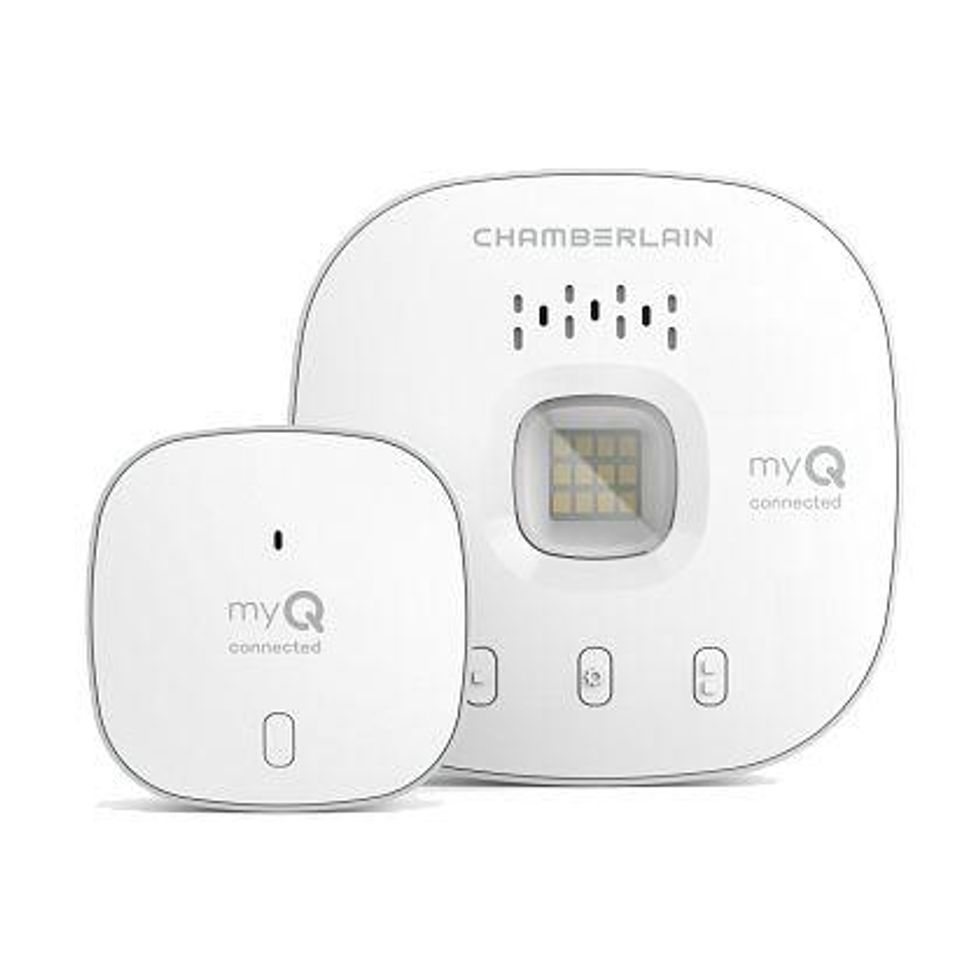 myQ smart garage door controller is less than $25 on Amazon.