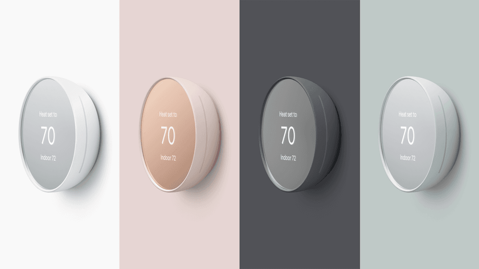 Nest Thermostat color options