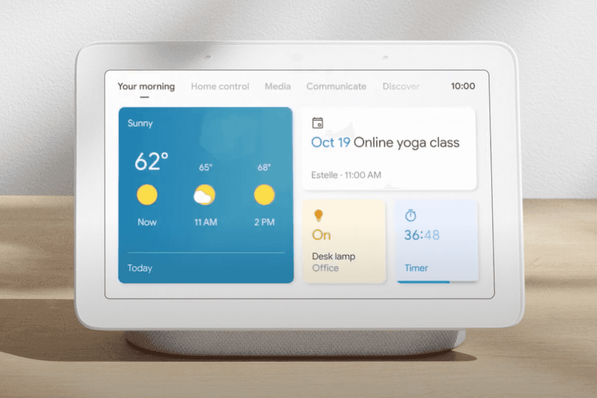 New interface for Google and Nest smart displays
