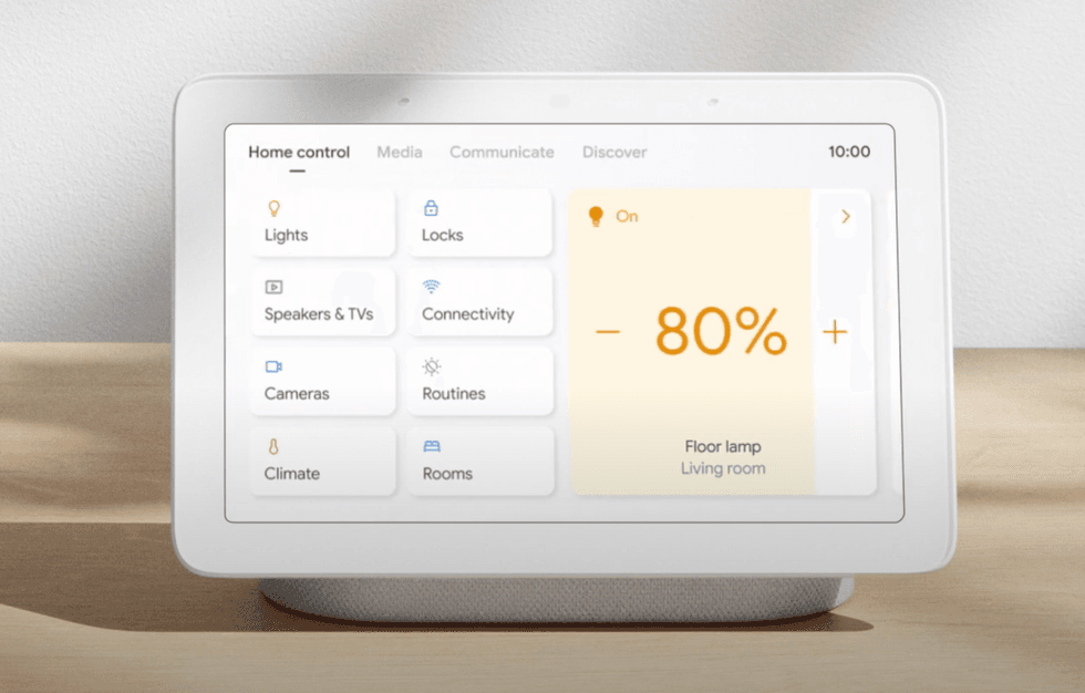 New smart home interface for Google Nest smart display