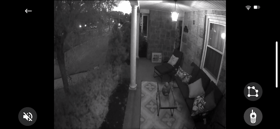 Night vision for Deep Sentinel camera