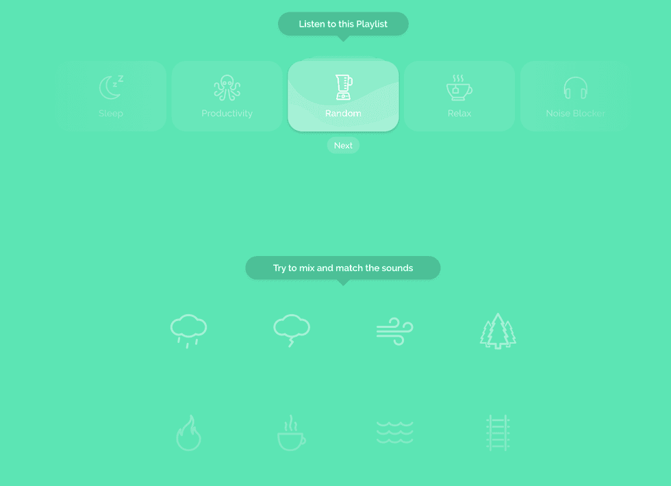 Noisli ambient sound generator