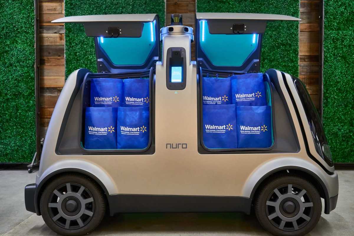 Nuro autonomous food delivery vehicles