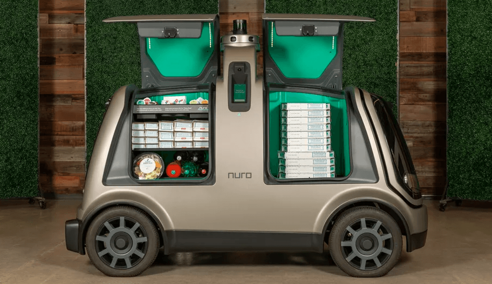 Nuro R2 driverless delivery vehicle