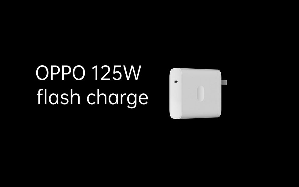 Oppo 125W smartphone charger