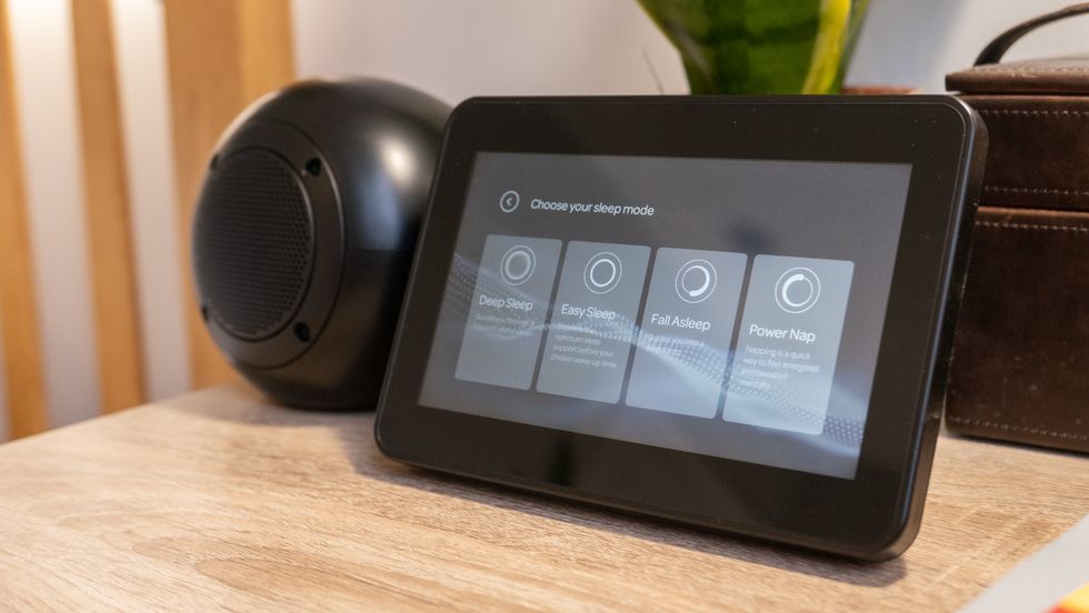 Options menu of the SleepHub