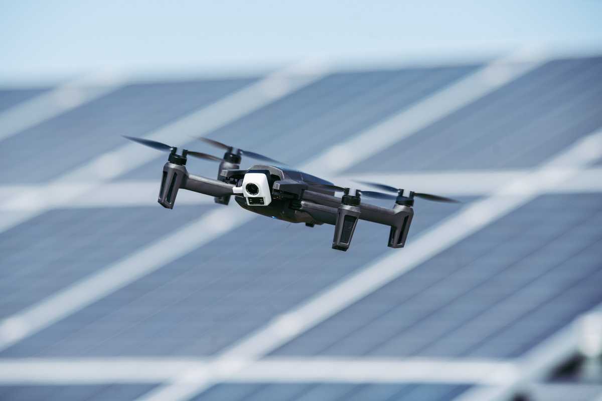 parrot anafi thermal drone launch