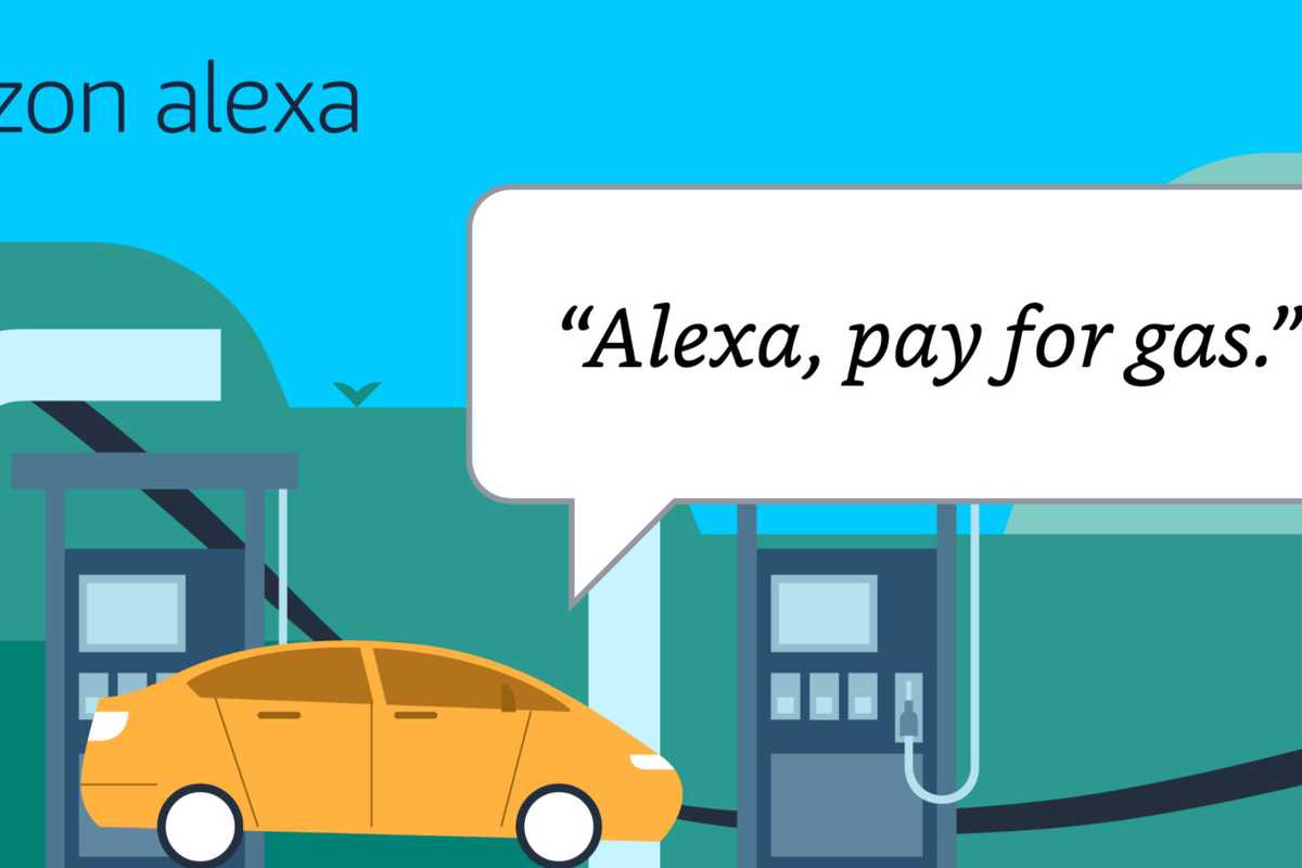 Paying for gas with Amazon Alexa