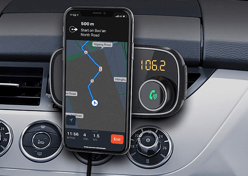 Photo of a car Bluetooth transmitter by Qidoe