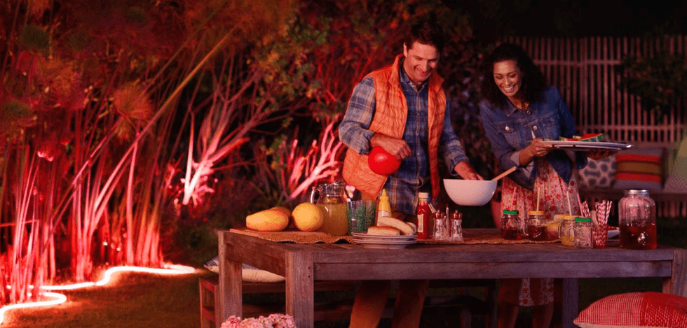 Photo of a Philips Hue outdoor LED light strip