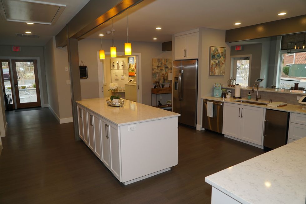 Photo of Alarm.com kitchen with smart devices.