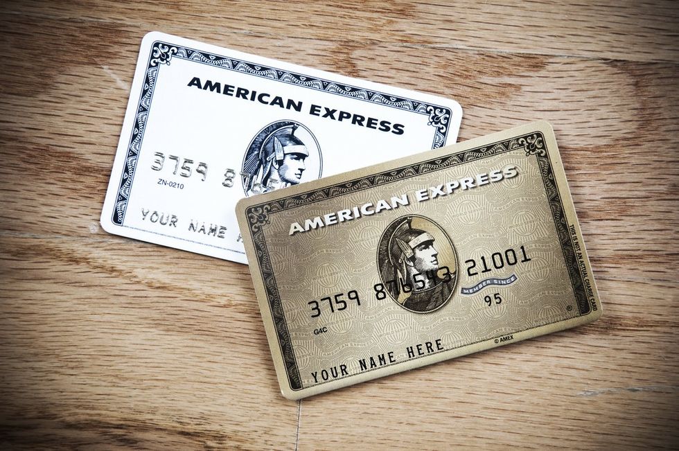photo of American Express credit cards