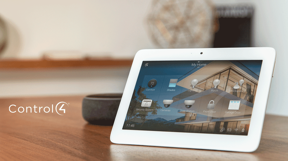 photo of Control4 smart home hub