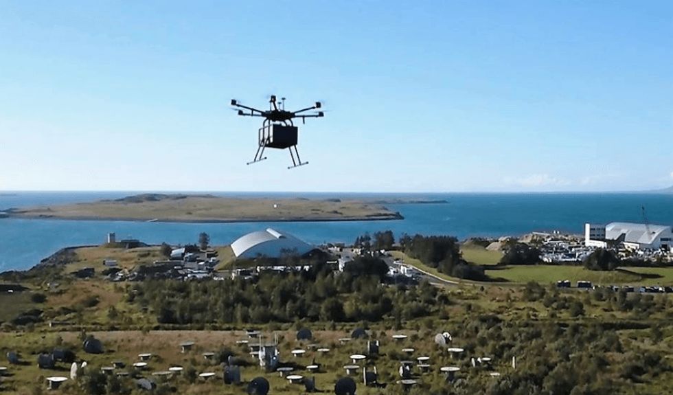 Photo of delivery drone by Flytrex