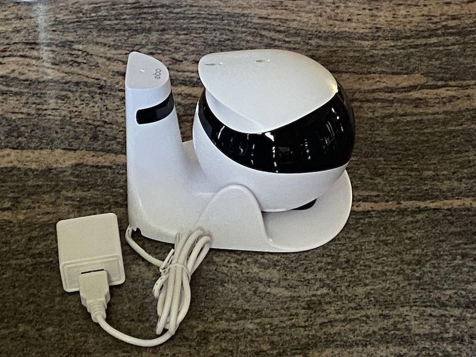 Photo of EBO Air on charging station