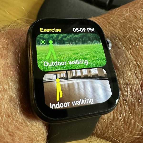 photo of exercise apps on TOZO AMOLED S6 Smart Watch