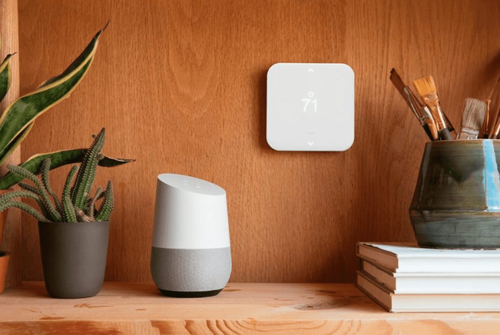 Photo of Google Home in Vivint smart home