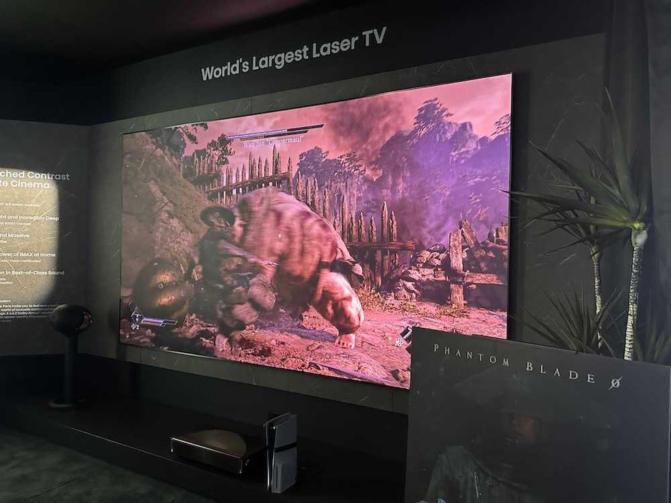 photo of Hisense XR10 Laser Projection at CES Show 2026