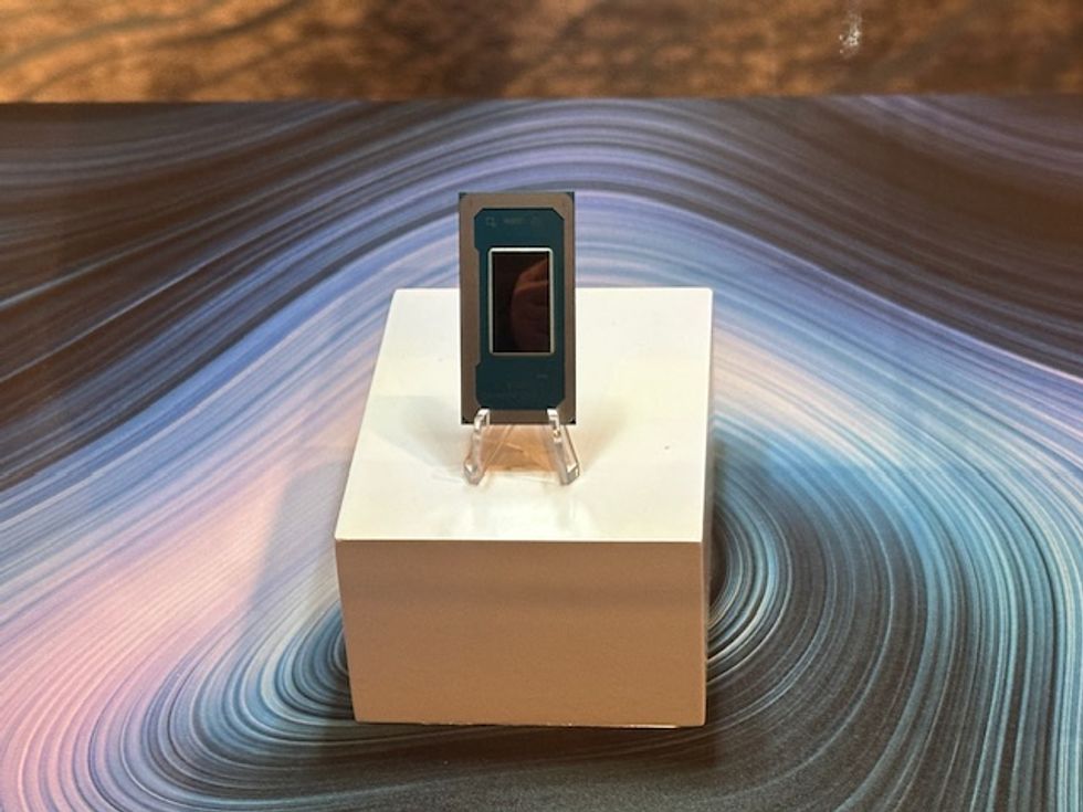 photo of Intel vPro on display durning Intel vPro Day in NYC