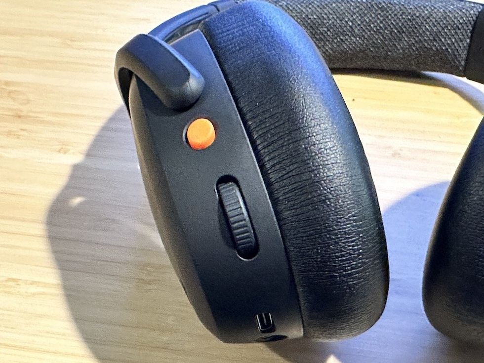 Photo of left earcup of Crusher ANC 2 headphones