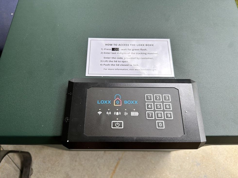 photo of Loxx Boxx keypad