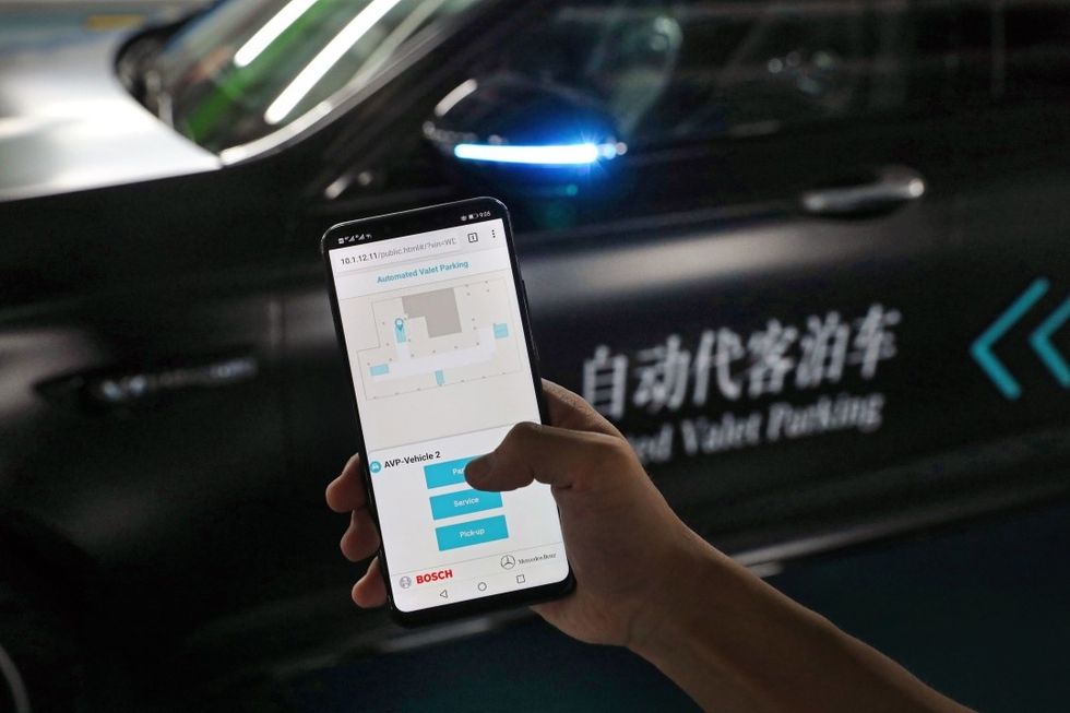 Photo of Mercedes autonomous parking app