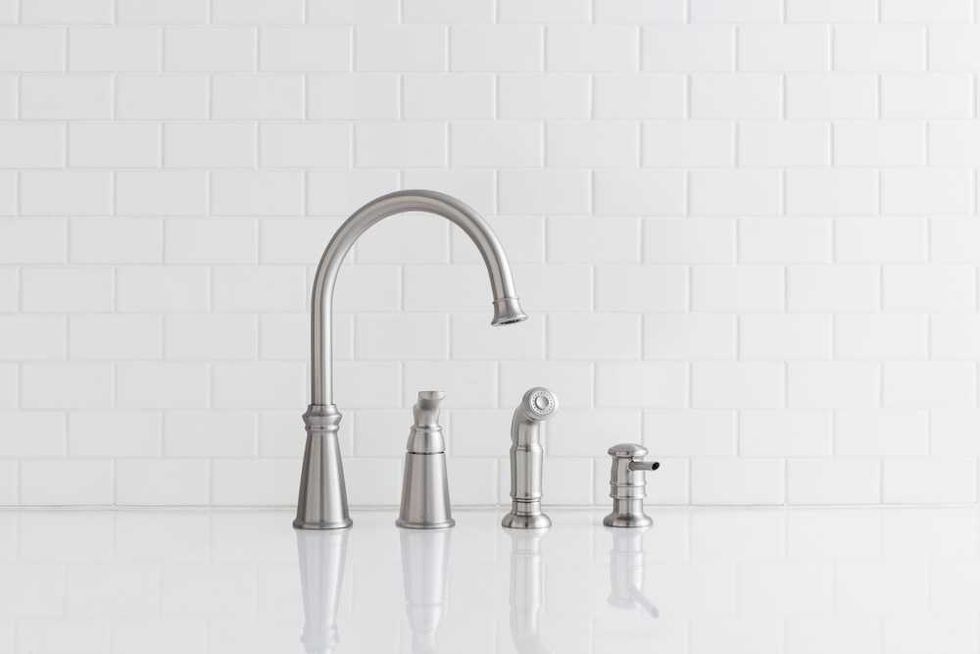 photo of Moen Whitmore Spot Resist Stainless One-Handle High Arc Kitchen Faucet