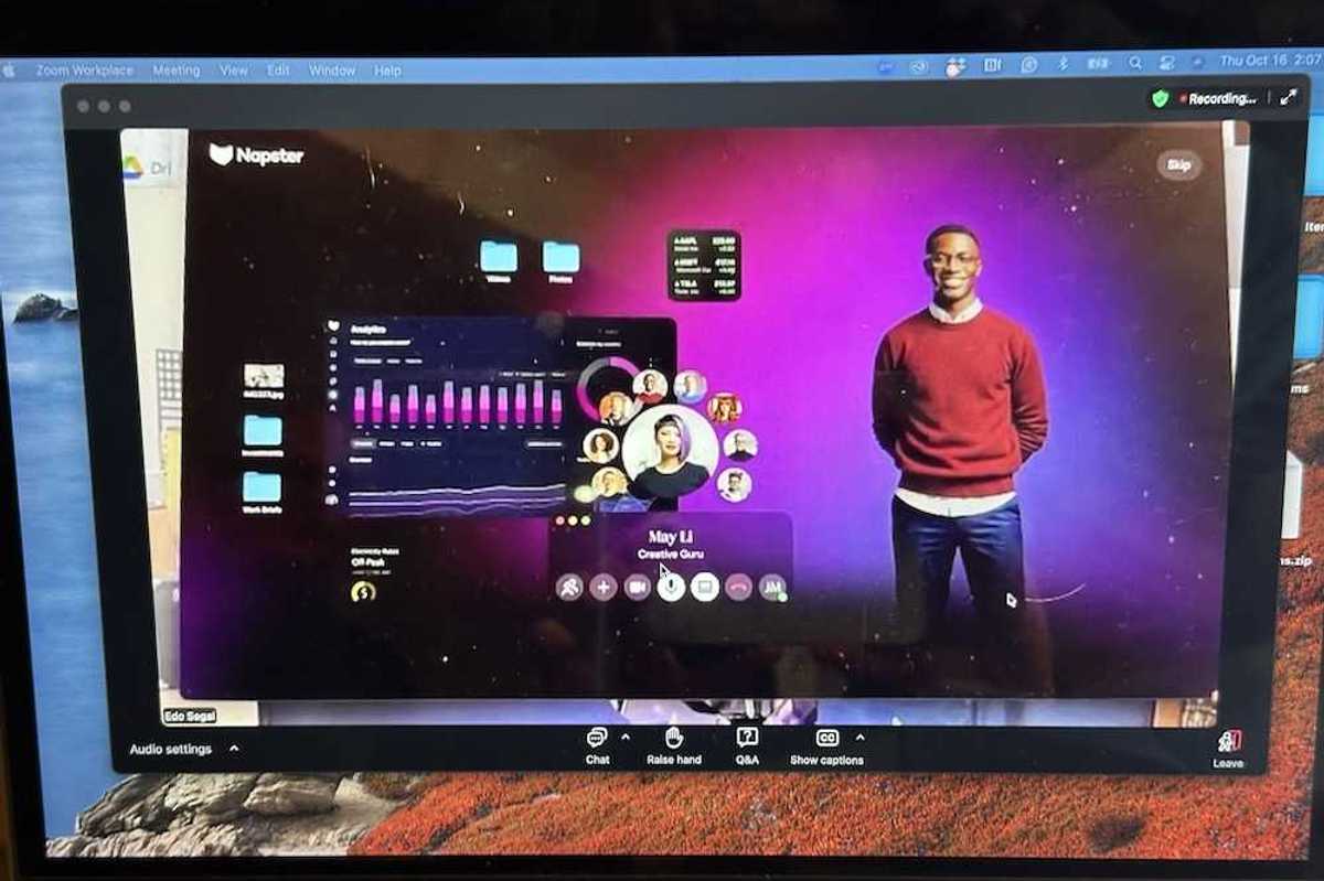 Photo of Napster View Main Page on a MacBook computer.