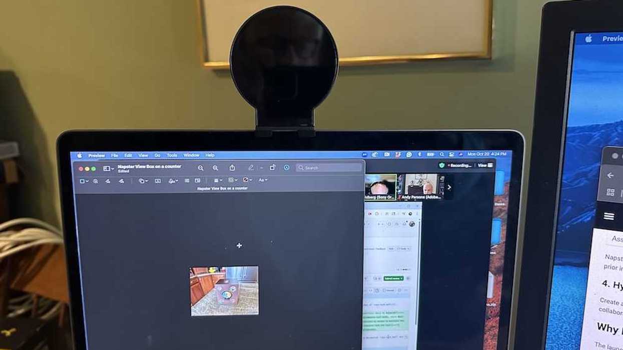 photo of Napster View on a MacBook Pro