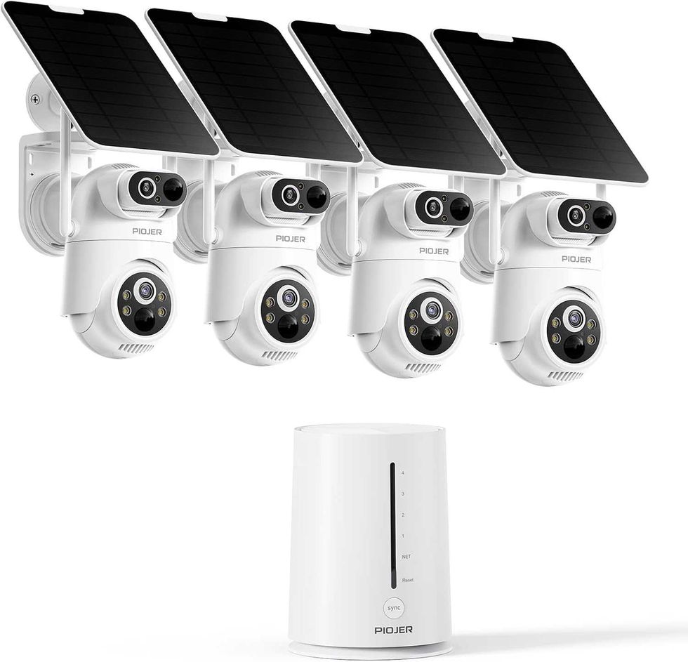photo of PIOJER Dual-Lens Outdoor Wireless WiFi Security Camera System for Home
