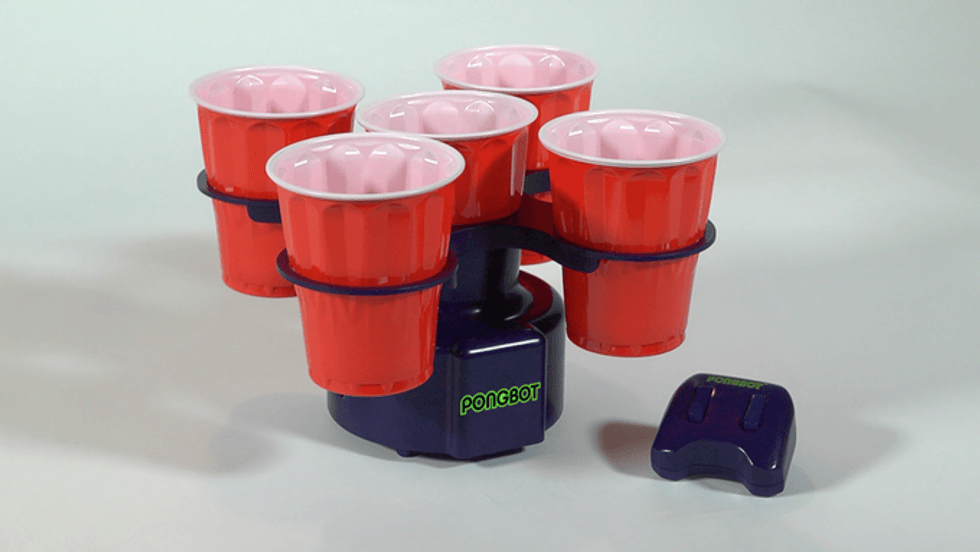 Photo of Pongbot drinking game