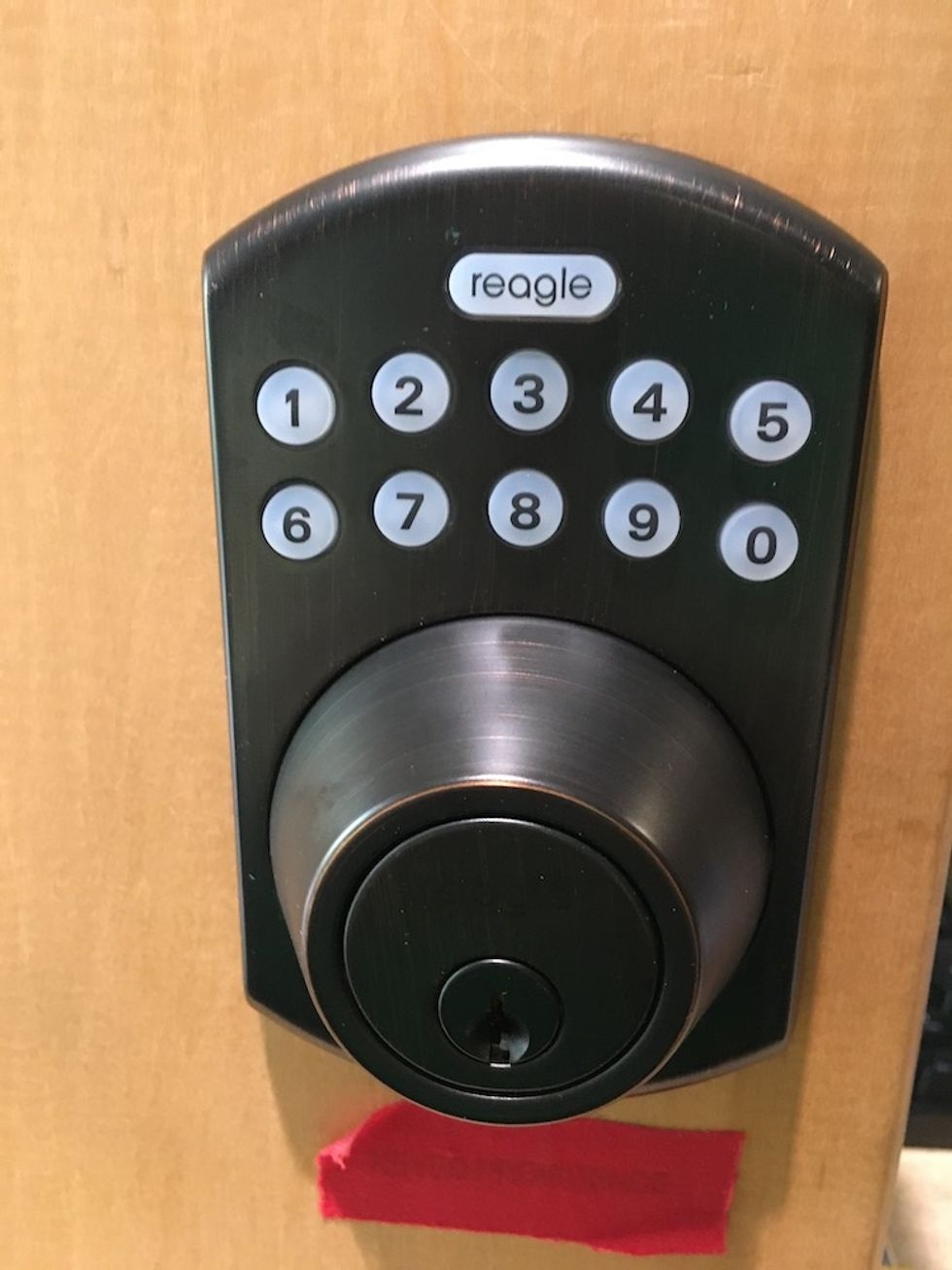 Photo of Reagle Smart Lock Keypad.