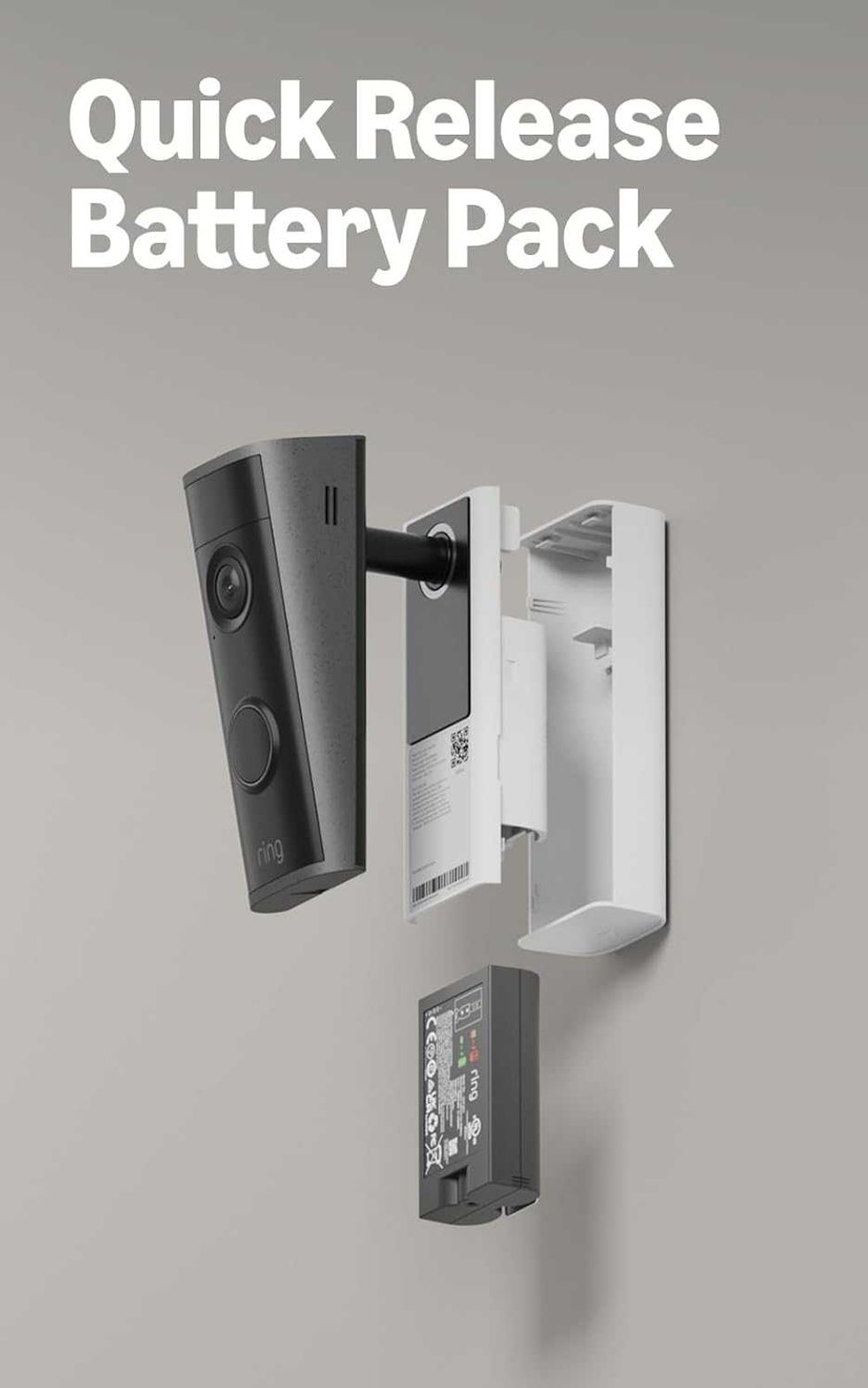 Photo of Ring Peephole Cam 2k's Quick Release Battery Pack
