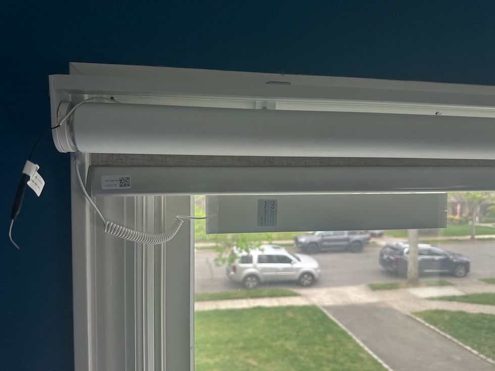 photo of Solar panel powering Bringnox Smart Blinds