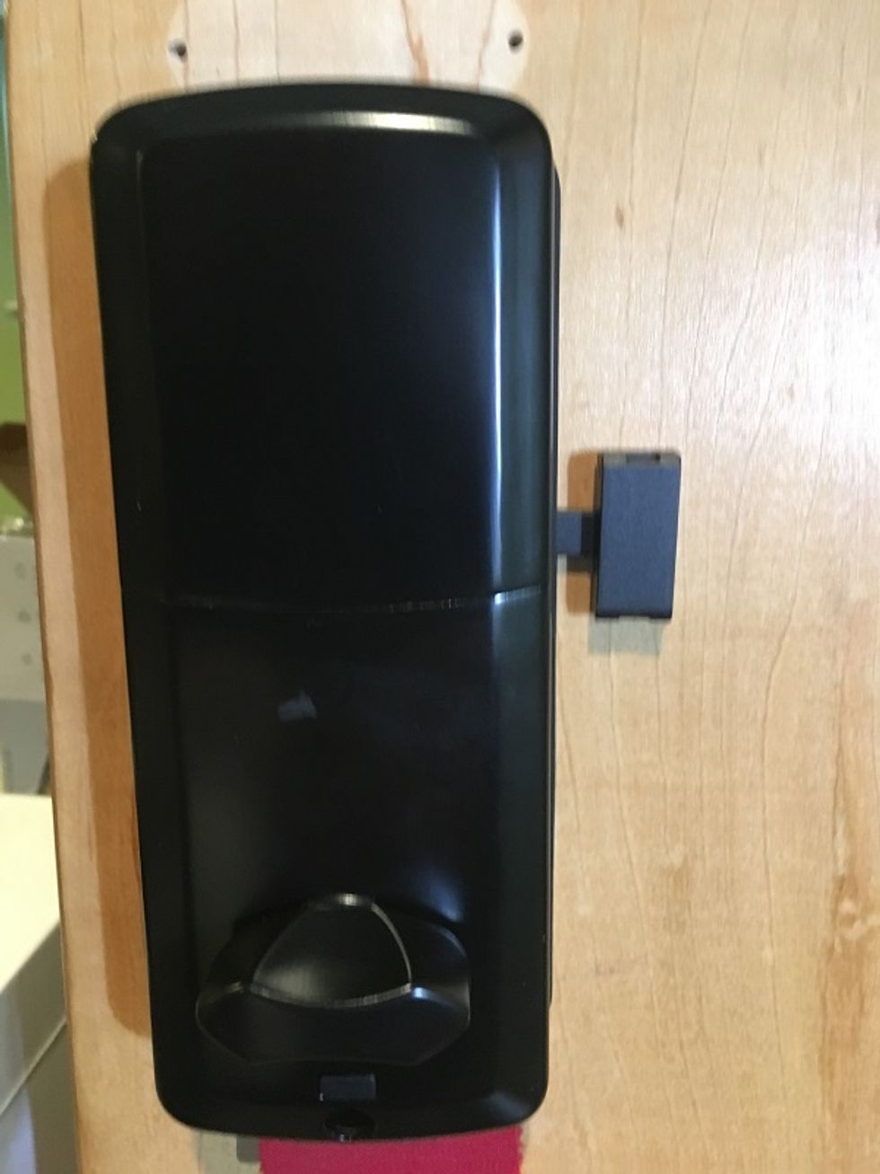 photo of the backside of igloohome smart lock