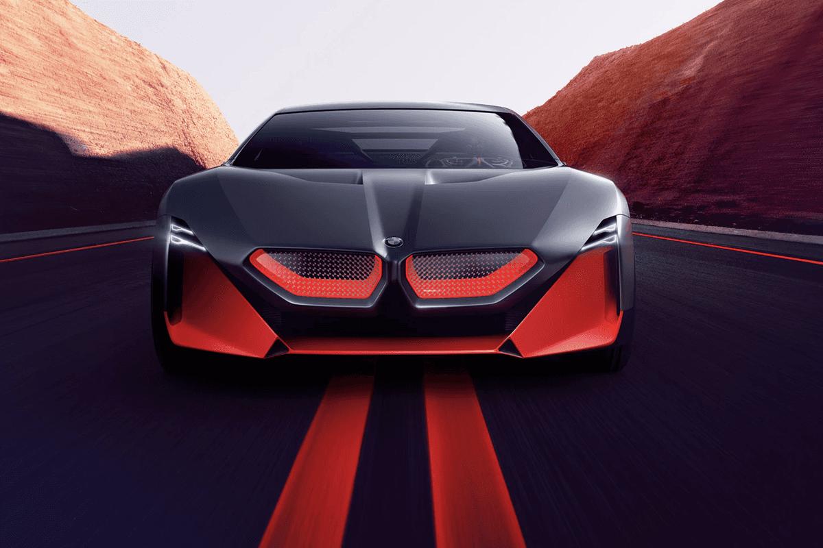 Photo of the BMW Vision M Next electric concept car