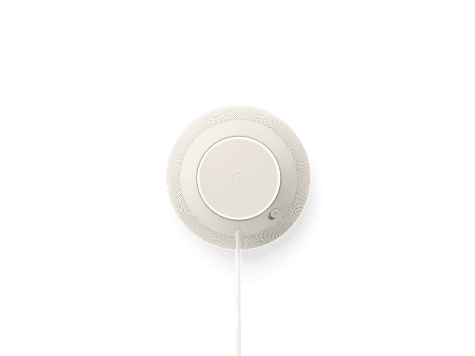photo of the bottom of Google Home Speaker