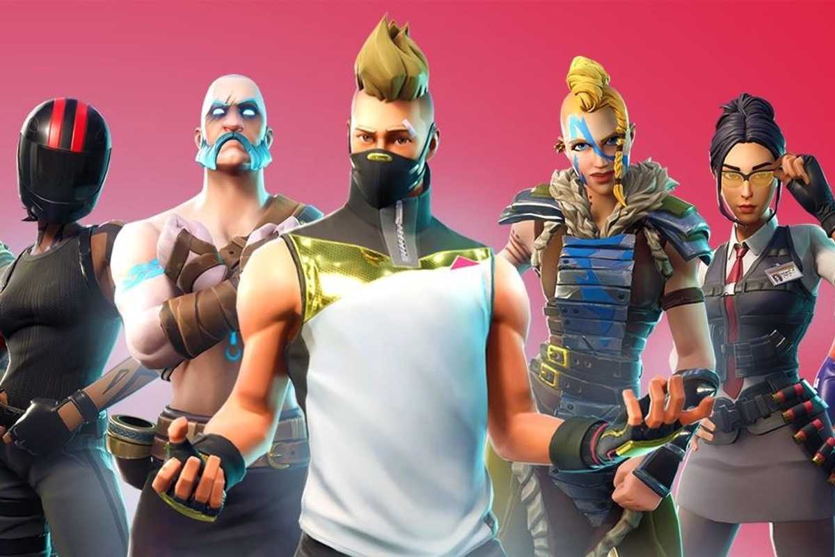 photo of the characters from Fortnite game