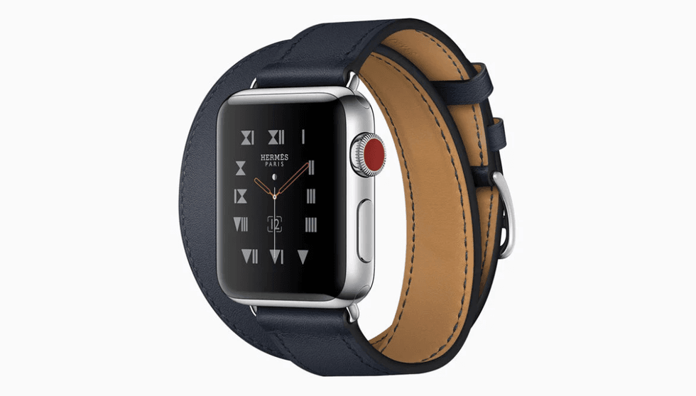 Photo of the Hermes Apple Watch