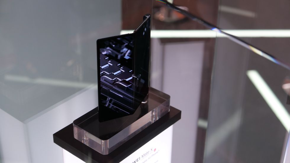 Photo of the Huawei Mate X folding smartphone