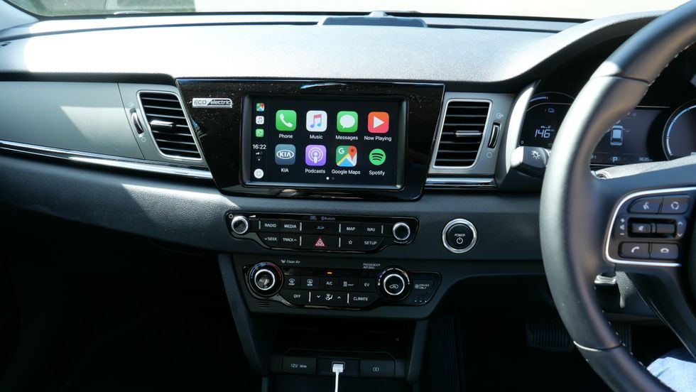 Photo of the Kia Niro EV dashboard