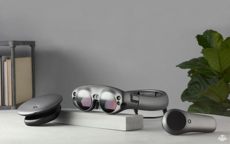 Photo of the Magic Leap augmented reality headset