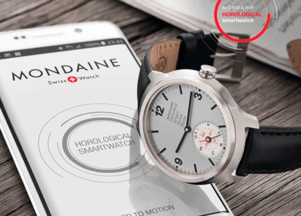 Photo of the Mondaine Helvetica 1 smartwatch
