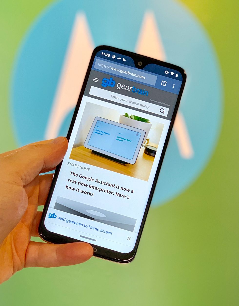 Photo of the Moto G7